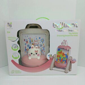 Children Drawing Toy bricks drawing board for girls